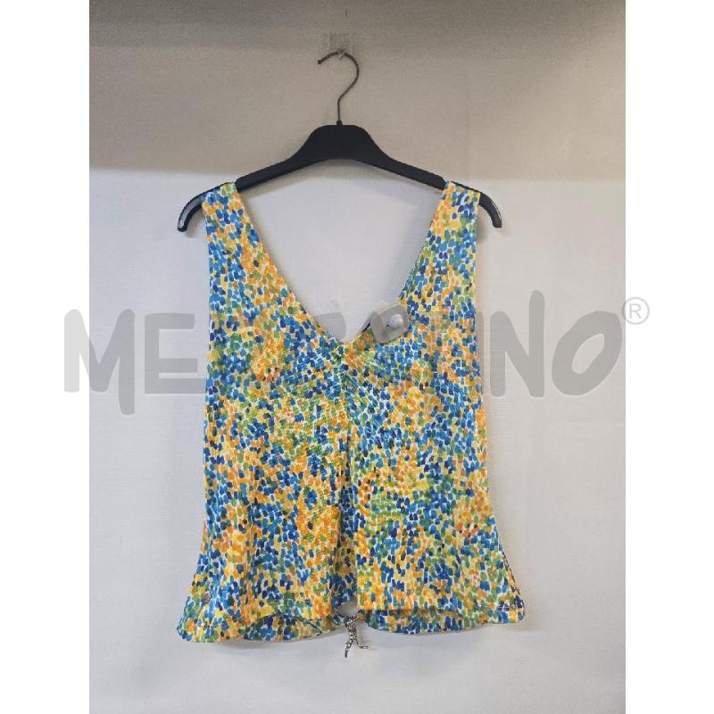 CANOTTA DONNA ANNA BIAGINIARANCIONE BLU VERDE | Mercatino dell'Usato Acerra 2