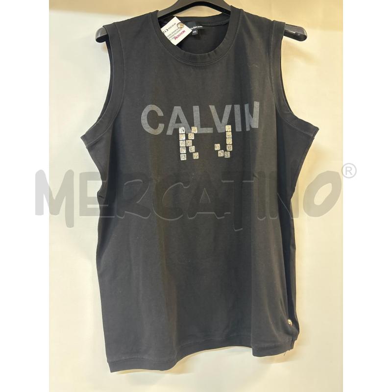 CANOTTA DONNA CALVINKLEINJEANS NERO | Mercatino dell'Usato Acerra 1
