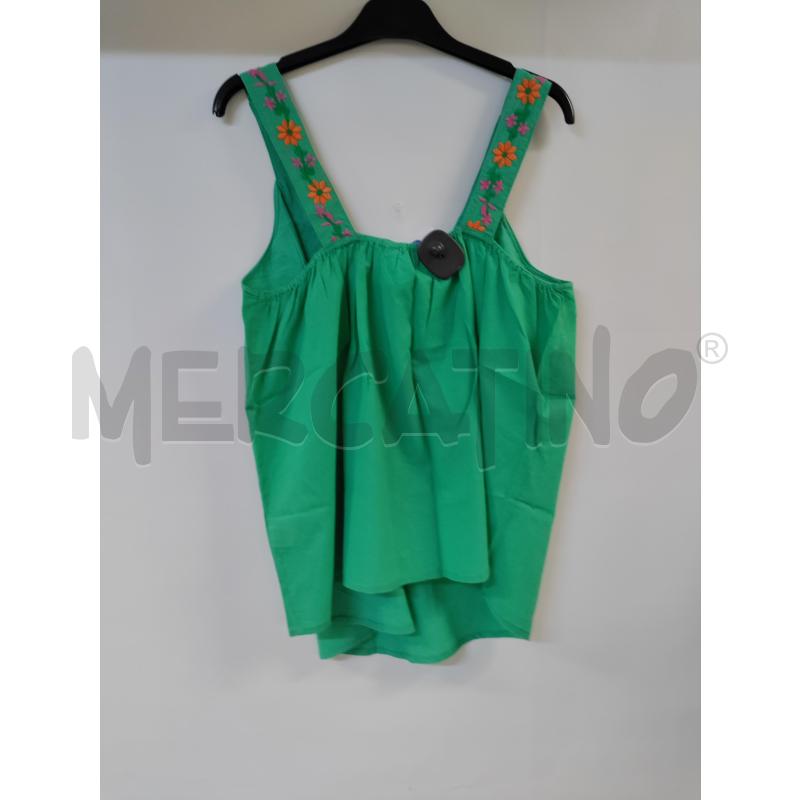 CANOTTA DONNA CAMOMILLA VERDE | Mercatino dell'Usato Acerra 2