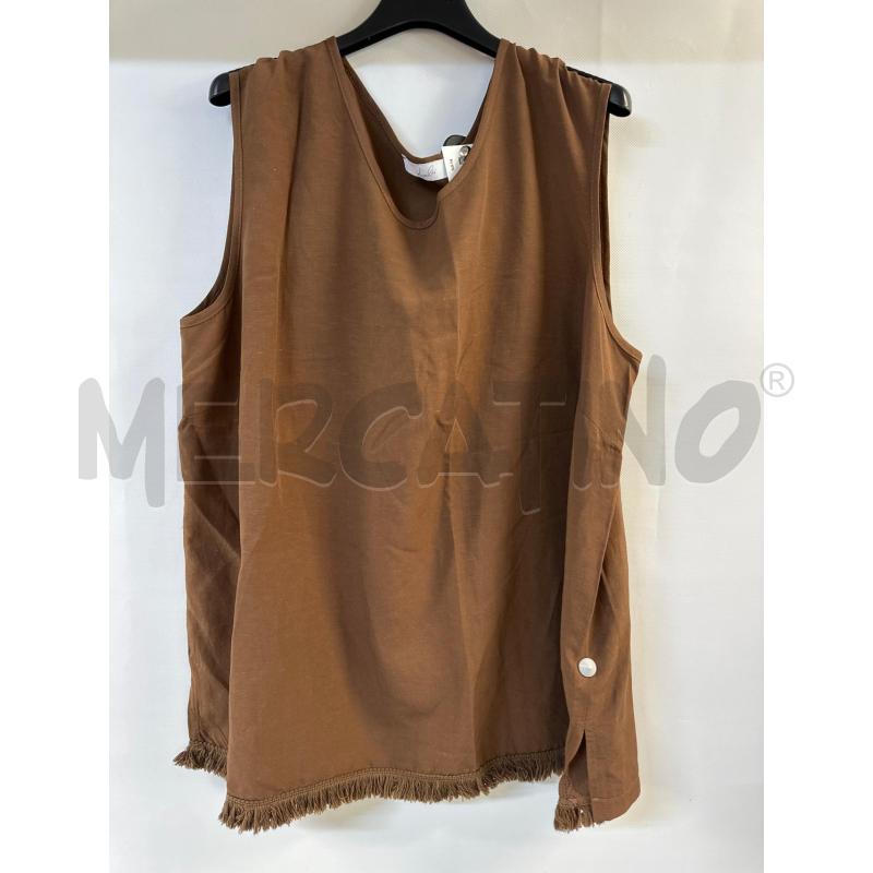 CANOTTA DONNA LIZALÙ MARRONE | Mercatino dell'Usato Acerra 1