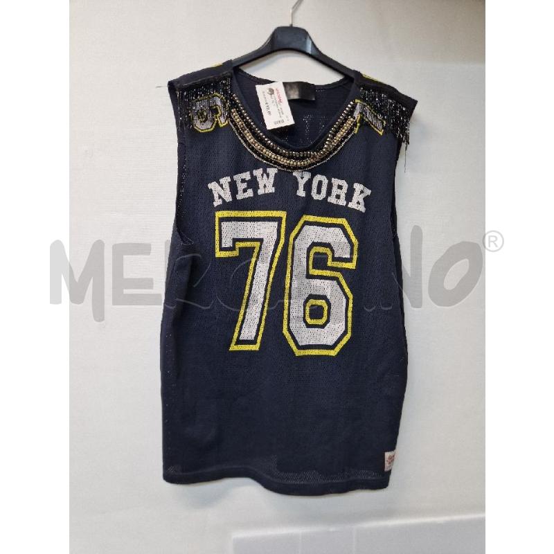 CANOTTA DONNA NERO NEW YORK | Mercatino dell'Usato Acerra 1
