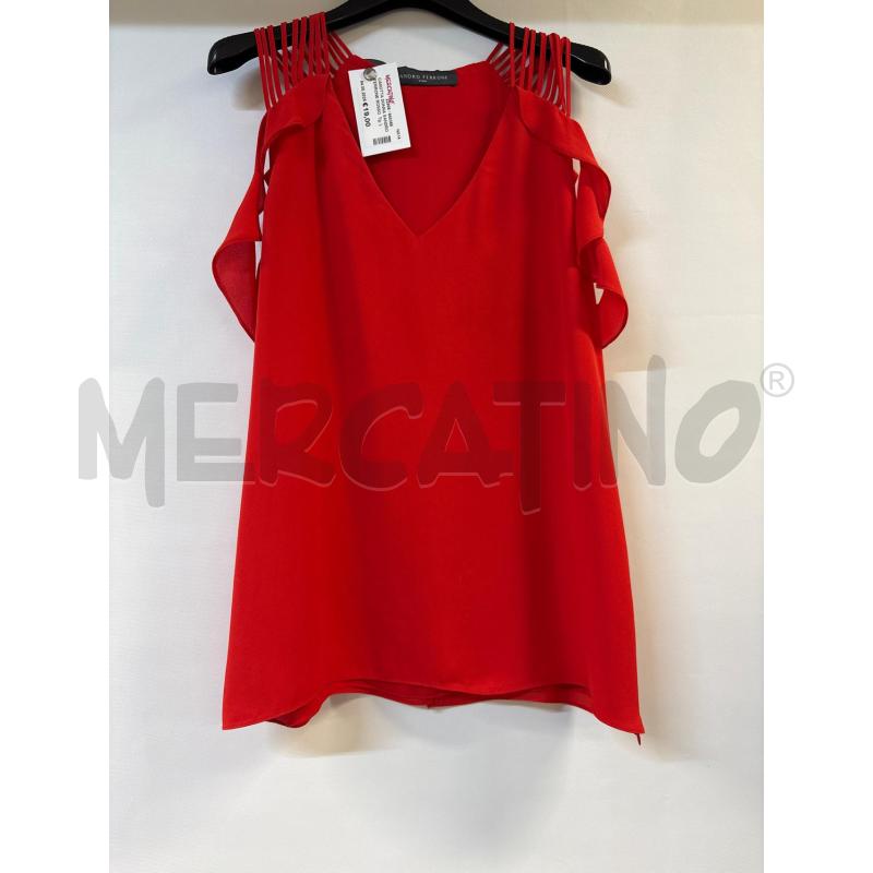 CANOTTA DONNA SANDRO FERRONE ROSSO | Mercatino dell'Usato Acerra 1