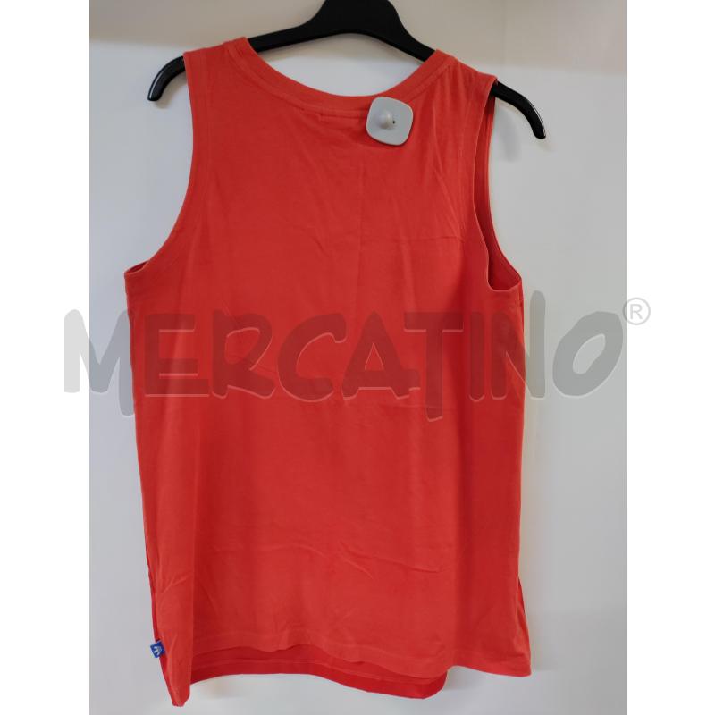 CANOTTA UOMO ADIDAS ROSSO BIANCO | Mercatino dell'Usato Acerra 2