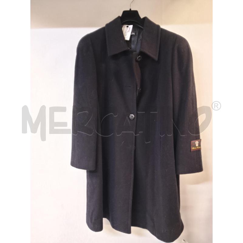 CAPPOTTO LUNGO DONNA WOOL&CASHMERE NERO  | Mercatino dell'Usato Acerra 1