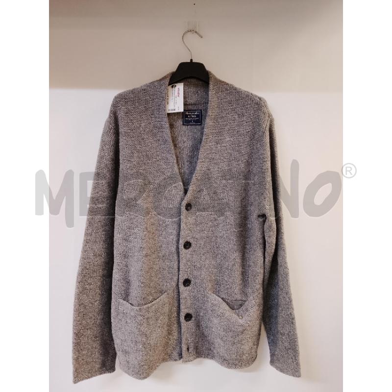 CARDIGAN DONNA ABERCROMBI GRIGIO | Mercatino dell'Usato Acerra 1
