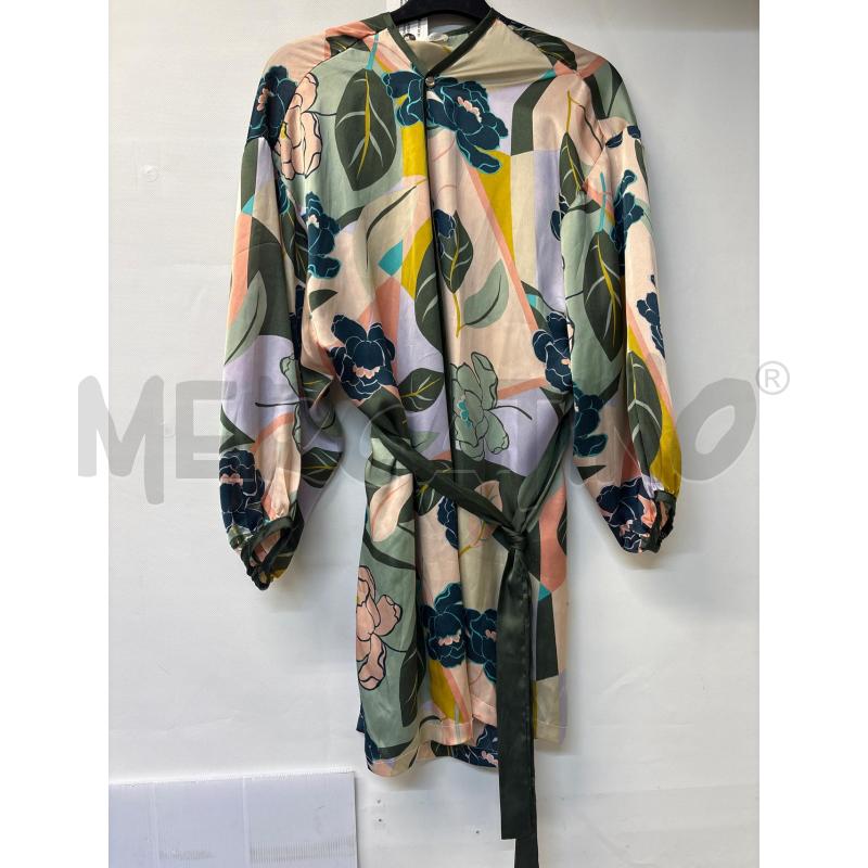 CARDIGAN DONNA YAMAMAY VERDE ROSA FIORI  | Mercatino dell'Usato Acerra 1