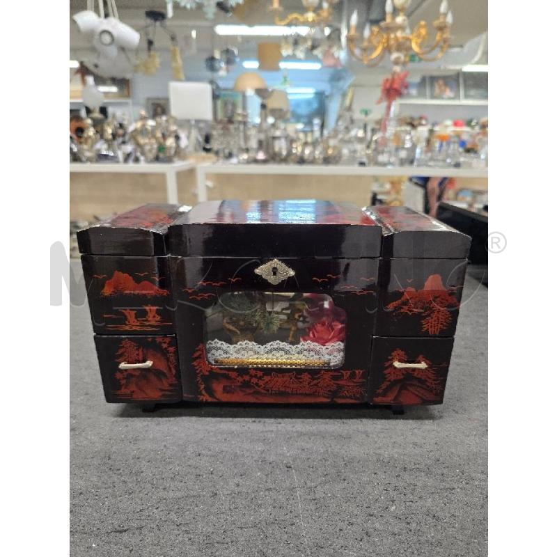 CARILLON STILE ORIENTALE ROSSO NERO | Mercatino dell'Usato Acerra 1