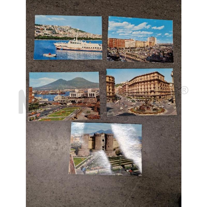 CARTOLINE PZ. 5 NAPOLI ANNI 70  | Mercatino dell'Usato Acerra 1