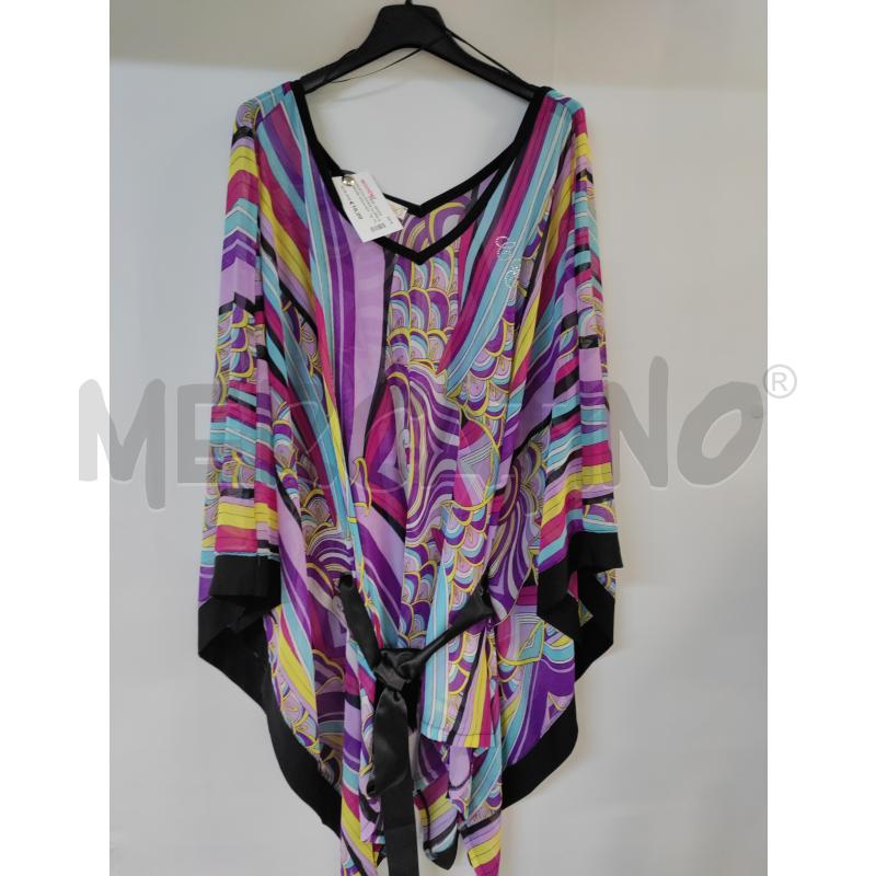 CASACCA DONNA CLARA GARRONE VIOLA AZZURRO GIALLO | Mercatino dell'Usato Acerra 1