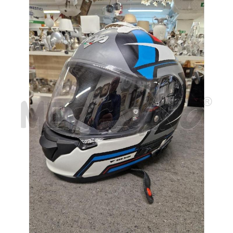 CASCO NOS NS7F BLU BIANCO ROSSO | Mercatino dell'Usato Acerra 1