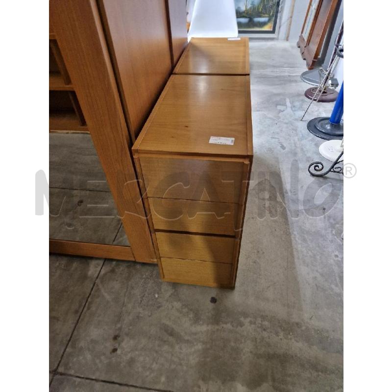 CASSETTIERA ALTA LEGNO CHIARO  | Mercatino dell'Usato Acerra 1