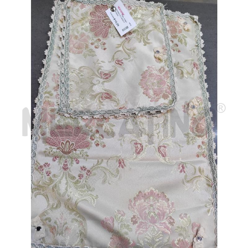CENTRINI PZ.3 BEIGE FIORI ROSA | Mercatino dell'Usato Acerra 1