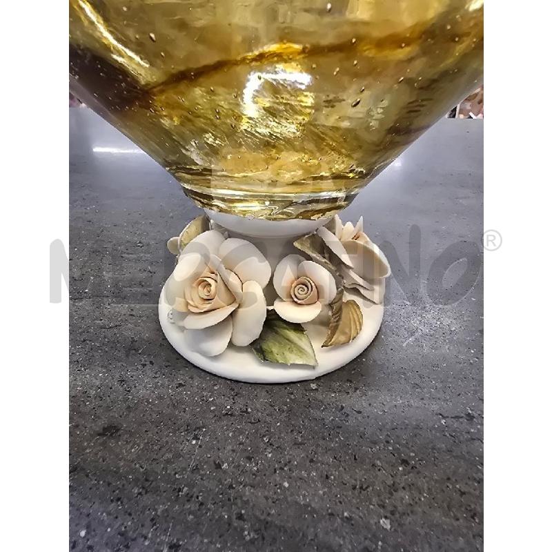 CENTROTAVOLA ARANCIONE PUNTE BASE FIORI | Mercatino dell'Usato Acerra 2