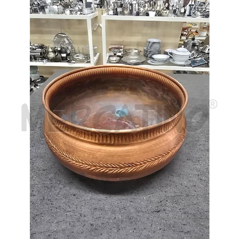 CENTROTAVOLA RAMATO DECORO BORDO | Mercatino dell'Usato Acerra 1