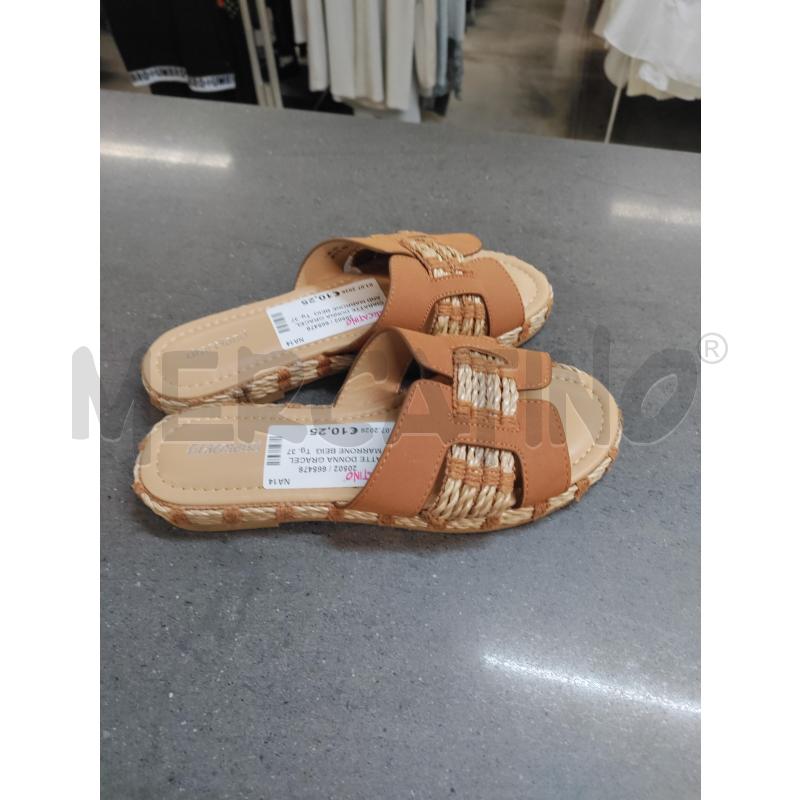 CIABATTE DONNA GRACELAND MARRONE BEIGE | Mercatino dell'Usato Acerra 2