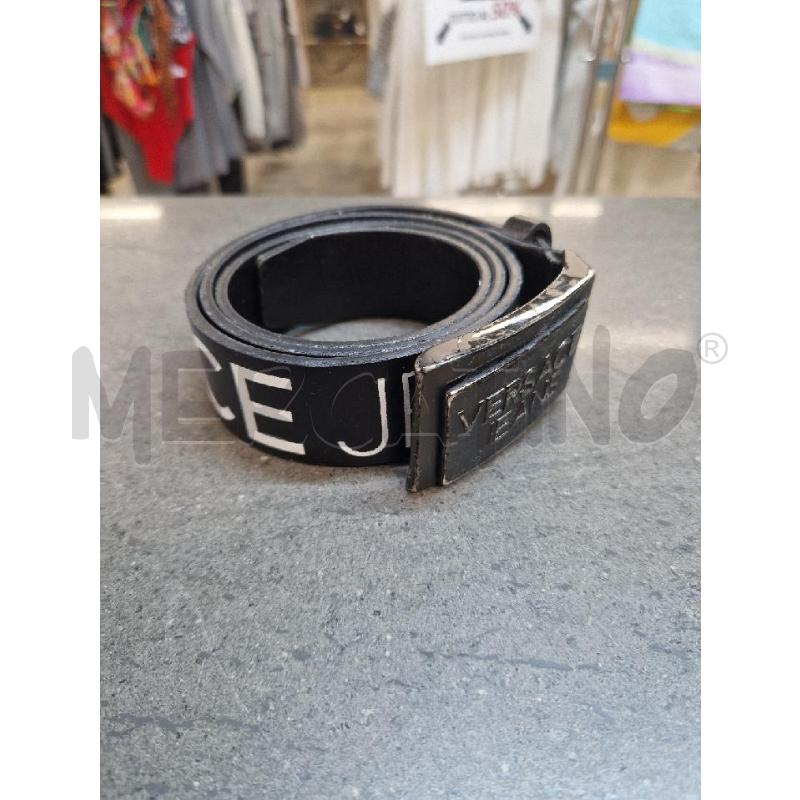 CINTURA BAMBINO NERO BIANCO VERSACE JEANS  | Mercatino dell'Usato Acerra 1
