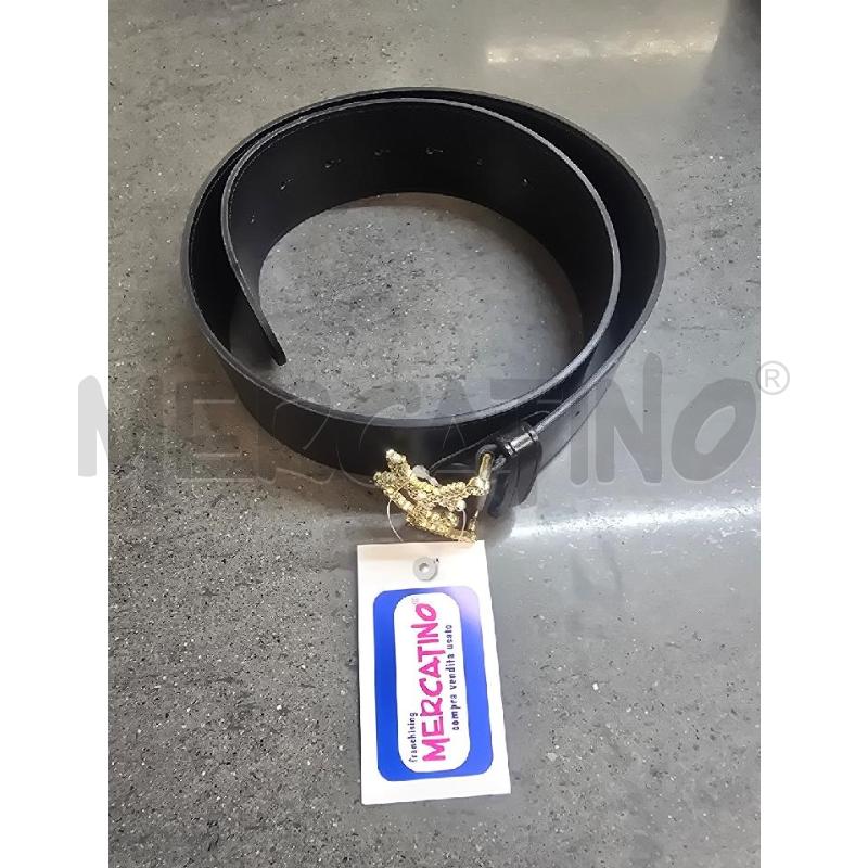CINTURA DONNA VICOLO NERO FIBIA DORATO | Mercatino dell'Usato Acerra 1