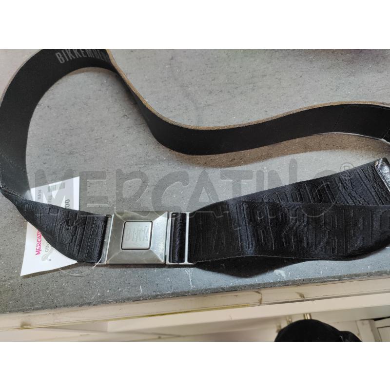CINTURA UOMO BIKKEMBERG NERO | Mercatino dell'Usato Acerra 1