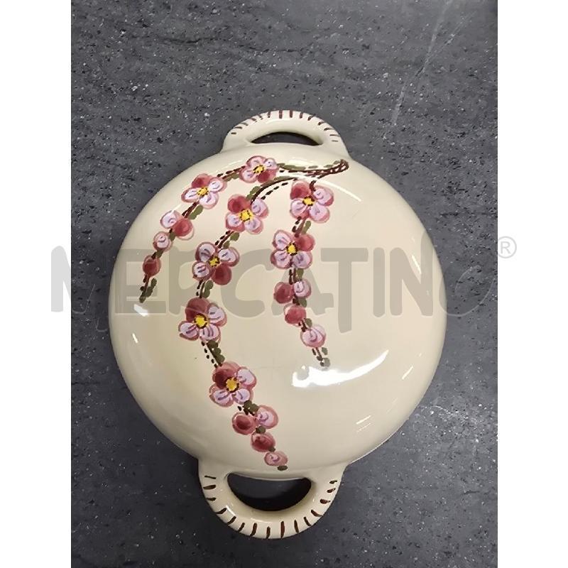 CIOTOLA BIANCA FIORI ROSA | Mercatino dell'Usato Acerra 2