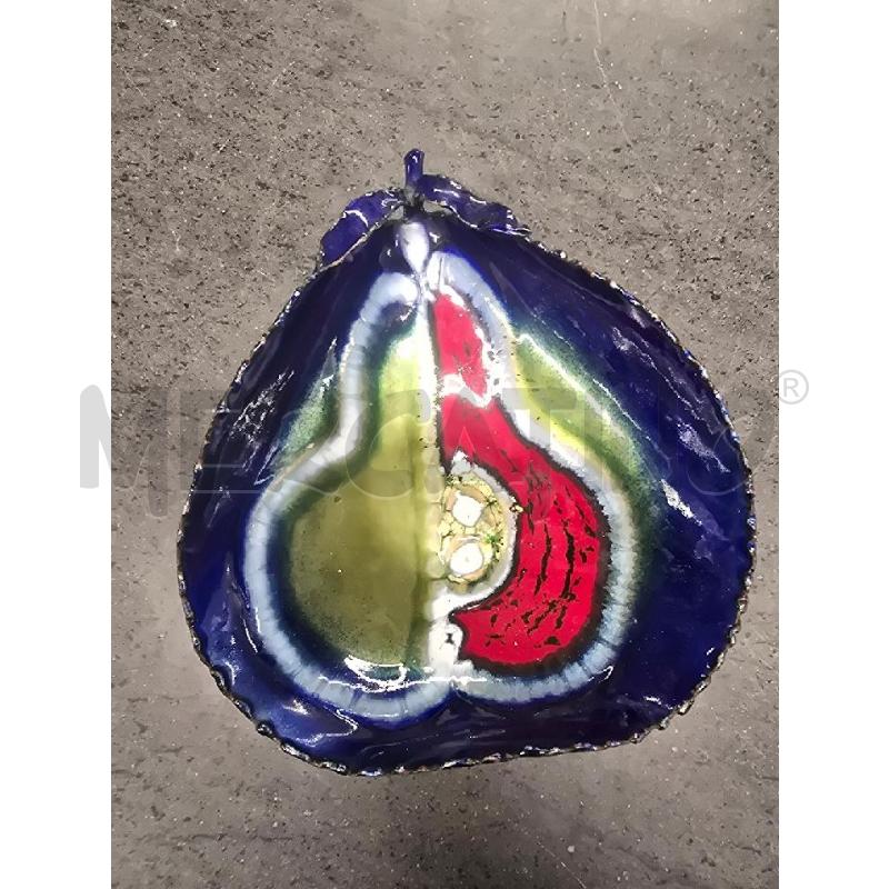CIOTOLA BLU DECORO ROSSO VERDE | Mercatino dell'Usato Acerra 1