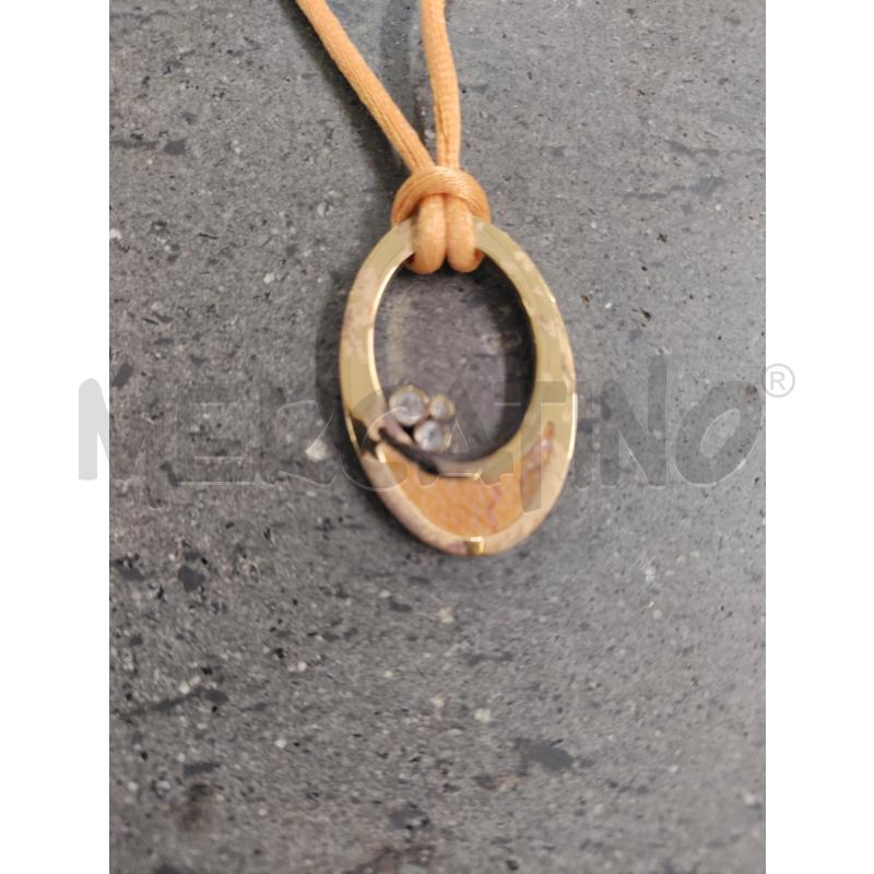 COLLANA 1 CLASSE ARANCIONE CON CIONDOLO | Mercatino dell'Usato Acerra 2