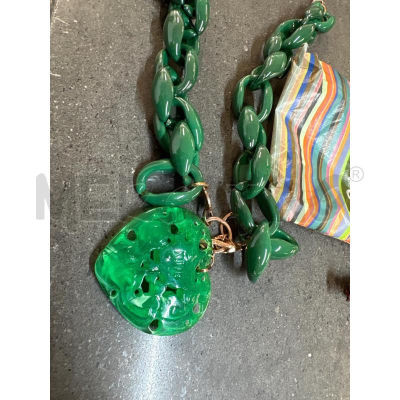 COLLANA CATENE VERDE KULTO | Mercatino dell'Usato Acerra 2