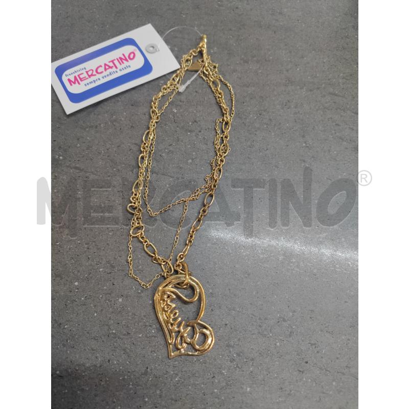 COLLANA DORATA CUORE GUESS CON STRASS  | Mercatino dell'Usato Acerra 2