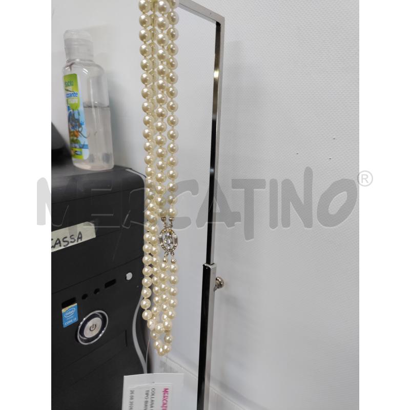 COLLANA PALLINE VARIO TIPO BIANCO | Mercatino dell'Usato Acerra 1