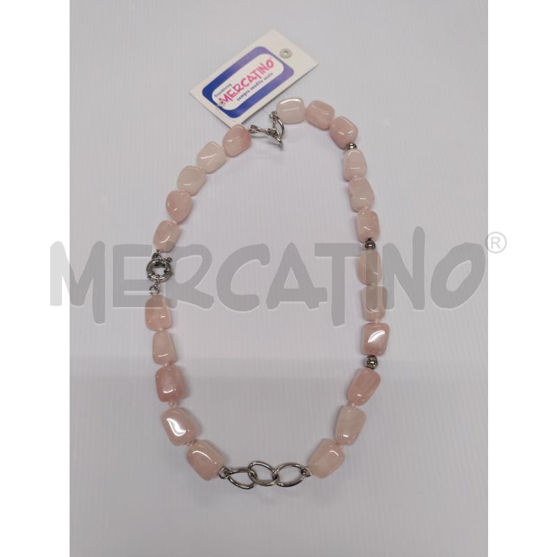 COLLANA ROSA SILVER | Mercatino dell'Usato Acerra 1