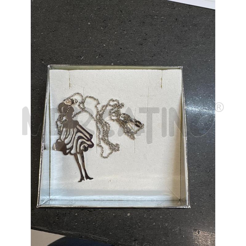 COLLANA SILVER BAMBINA CON BORSA E TACCHI | Mercatino dell'Usato Acerra 1