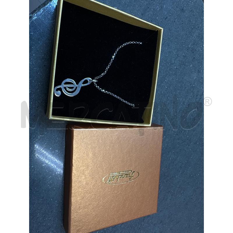 COLLANA SILVER CHIAVE DI VIOLINO | Mercatino dell'Usato Acerra 1