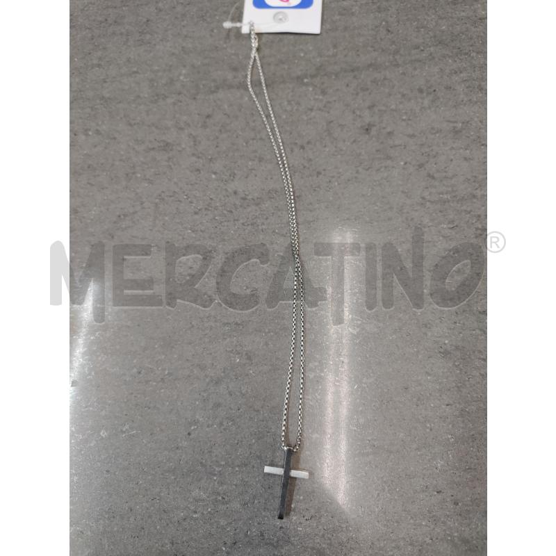 COLLANA SILVER CON CROCE | Mercatino dell'Usato Acerra 1