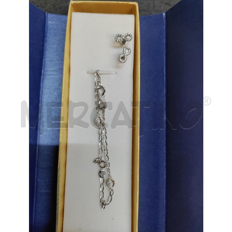 COLLANA +ORECCHINI+BRACCIALE INFINITO | Mercatino dell'Usato Acerra 1