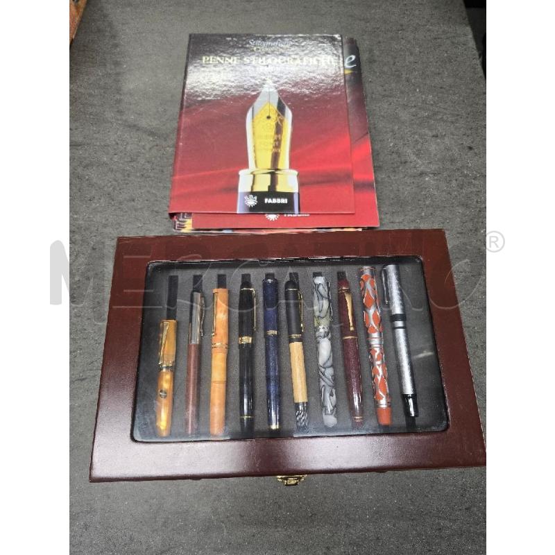 COLLEZIONE PENNE STILOGRAFICHE CON COFANETTO | Mercatino dell'Usato Acerra 1