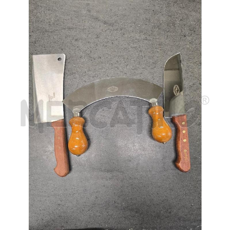 COLTELLI PZ. 7 MANICO LEGNO GOTTINGHEN | Mercatino dell'Usato Acerra 4