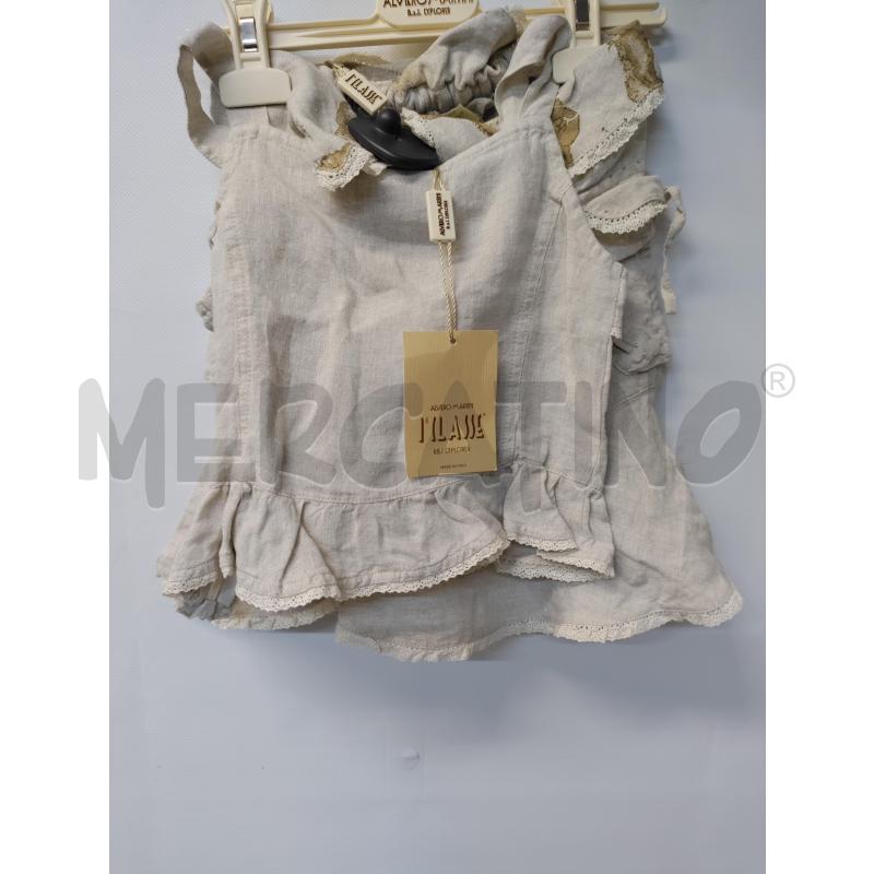 COMPLETO BAMBINA 1 CLASSE BEIGE GONNA+MAGLIA  | Mercatino dell'Usato Acerra 1
