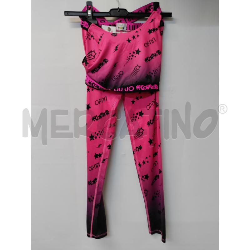 COMPLETO BAMBINA LIUJO ME CONTRO TE TOP+PANT | Mercatino dell'Usato Acerra 1