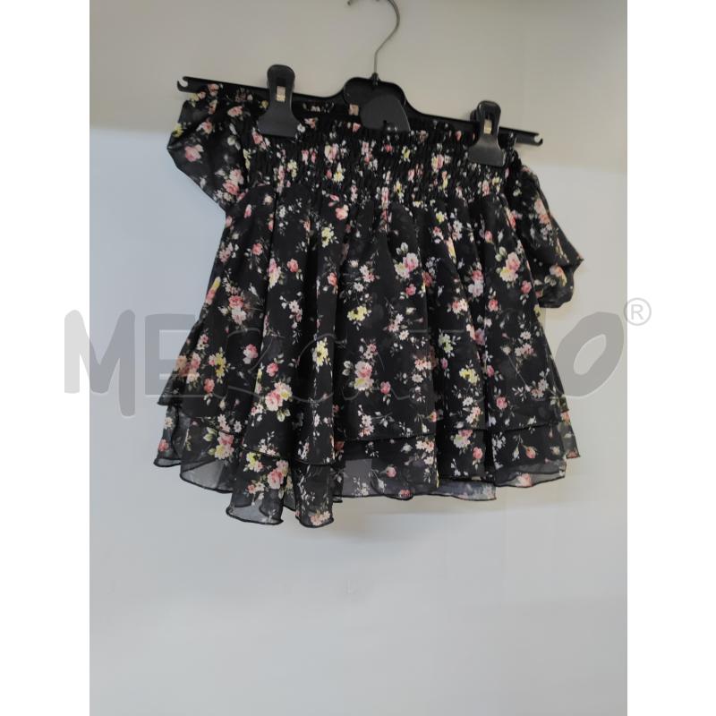 COMPLETO BAMBINA ODIET AMO NERO FIORIROSA | Mercatino dell'Usato Acerra 2