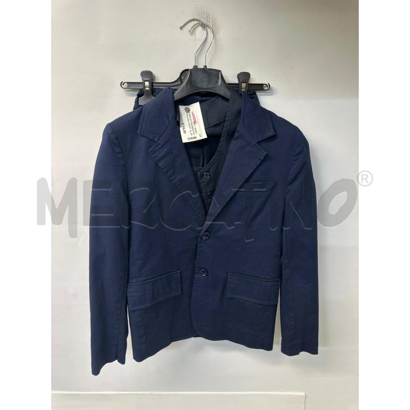 COMPLETO BAMBINO PZ.3 CHICA BLU GILET+PANTALONE+GIACCA | Mercatino dell'Usato Acerra 1
