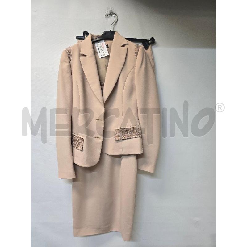 COMPLETO DONNA 3 PEZZI LE DONNE DI ROSA TUBINO+GIACCA+GONNA | Mercatino dell'Usato Acerra 1