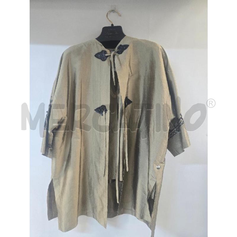 COMPLETO DONNA BRACCIALINI CASACCA+CARDIGAN BEIGE LUCIDO | Mercatino dell'Usato Acerra 1