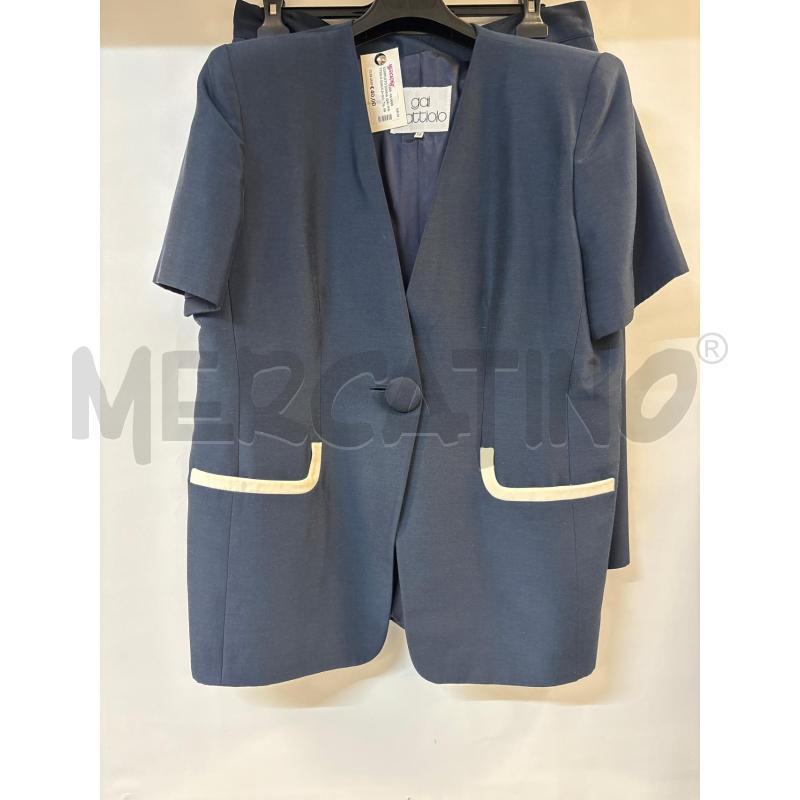 COMPLETO DONNA GAI MATTIOLO GIACCA+GONNA BLU | Mercatino dell'Usato Acerra 1