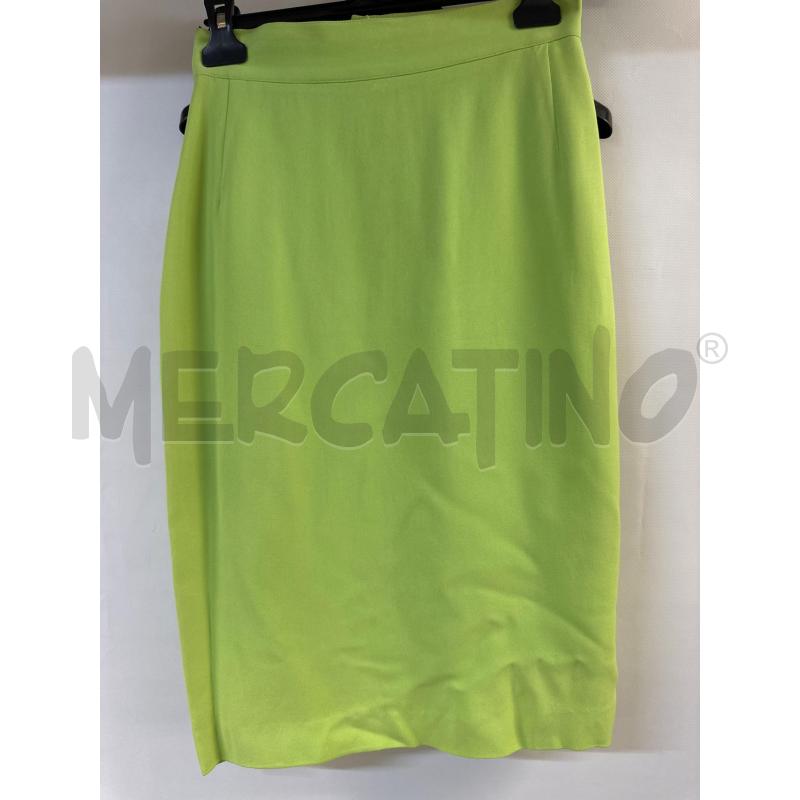 COMPLETO DONNA GAI MATTIOLO VERDE GONNA+GILET MERLETTO | Mercatino dell'Usato Acerra 2