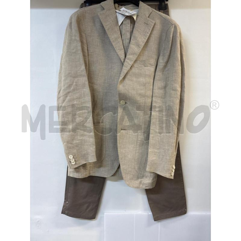 COMPLETO UOMO ENRICO COVERI BEIGE MARRONE | Mercatino dell'Usato Acerra 1