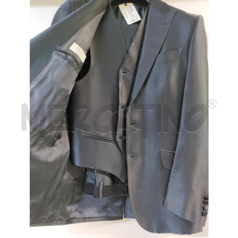 COMPLETO UOMO GIACCA+GILET+PANT CERIMONIA FESTA SARTORIA BLU | Mercatino dell'Usato Acerra 2