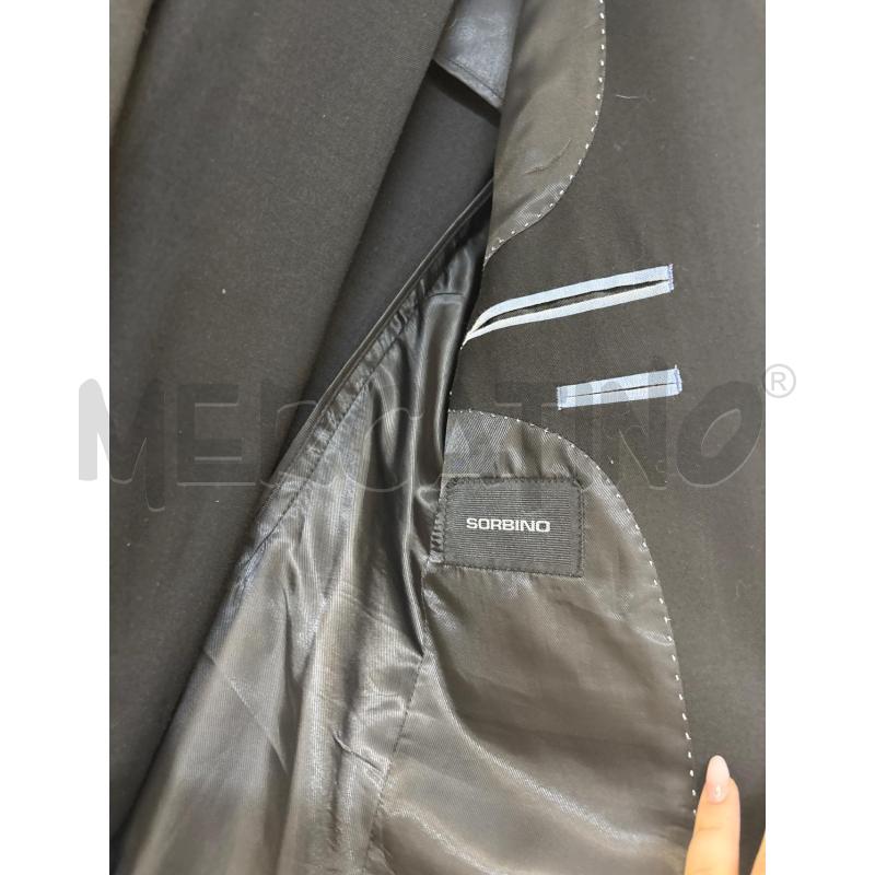 COMPLETO UOMO SORBINO GIACCA+PANT NERO | Mercatino dell'Usato Acerra 3