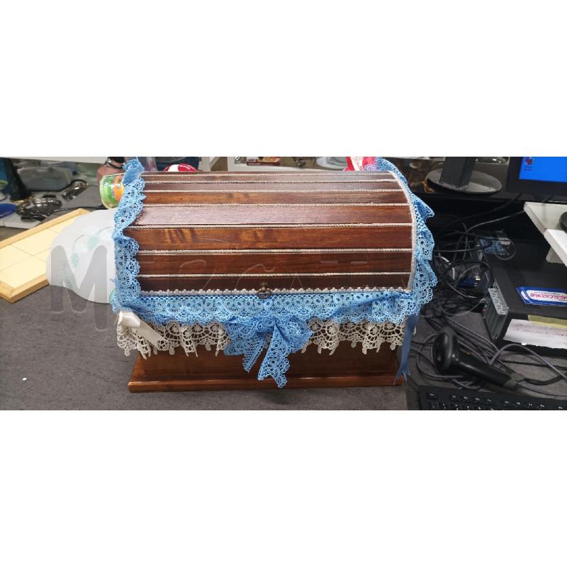 CONTENITORE LEGNO PORTABOMBONIERE | Mercatino dell'Usato Acerra 1