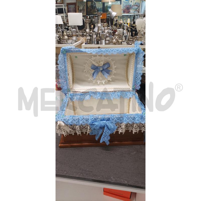 CONTENITORE LEGNO PORTABOMBONIERE | Mercatino dell'Usato Acerra 2