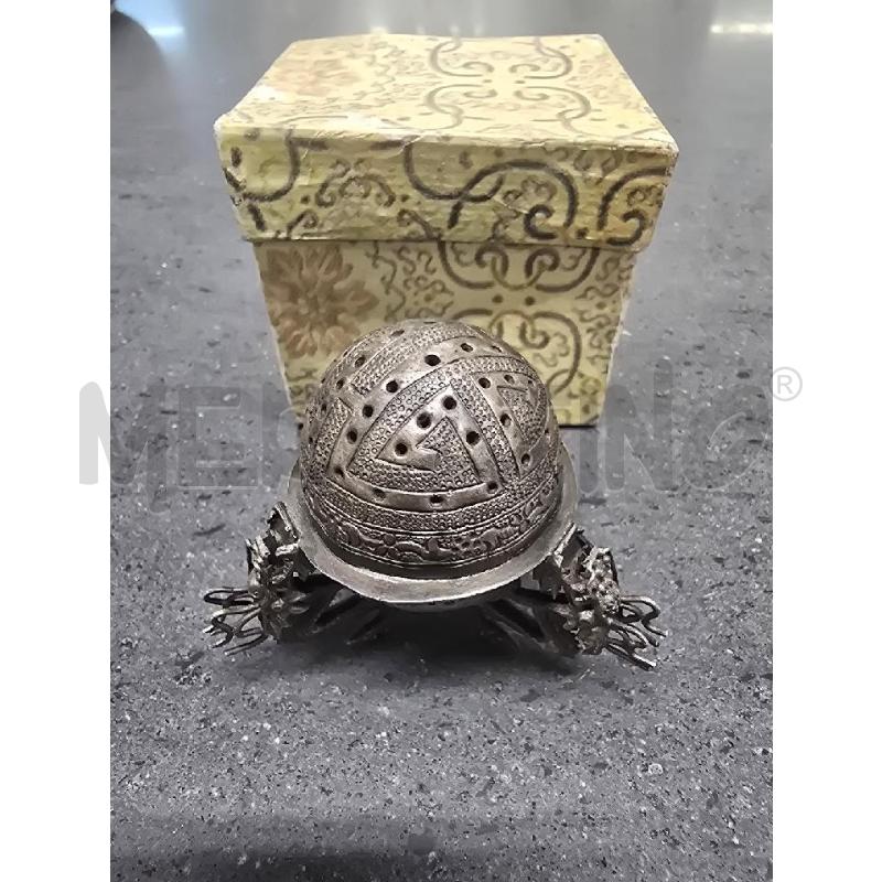 CONTENITORE SILVER SFERA 3 ZAMPE DRAGHI | Mercatino dell'Usato Acerra 1