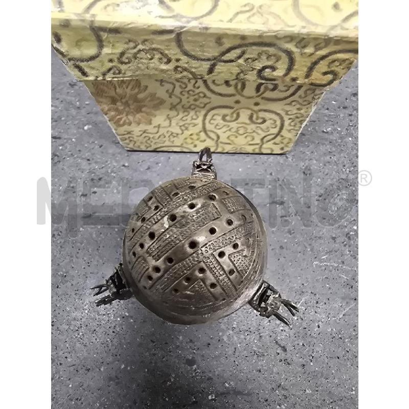 CONTENITORE SILVER SFERA 3 ZAMPE DRAGHI | Mercatino dell'Usato Acerra 2